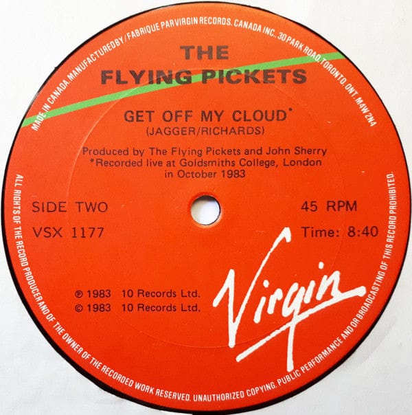 The Flying Pickets - Only You (12", Single, M/Print) - Funky Moose Records 2668556328-lot008 Used Records