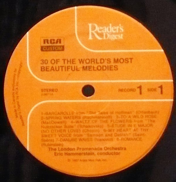 The London Promenade Orchestra ,Conducted By Eric Hammerstein 30 Of