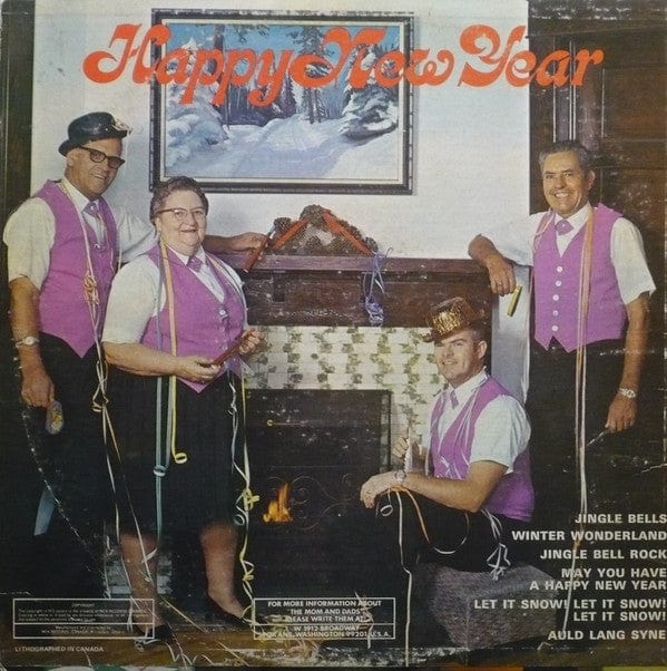The Mom And Dads - Merry Christmas With The Mom And Dads (LP, Album) - Funky Moose Records 2556195225-jg5 Used Records