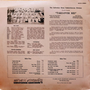 The Salvation Army Saskatchewan Division - Take-Over Bid (LP, Album) - Funky Moose Records 2712206485-JP5 Used Records
