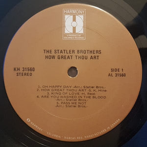 The Statler Brothers - How Great Thou Art (LP, Album, RE) - Funky Moose Records 2690999980-LOT009 Used Records