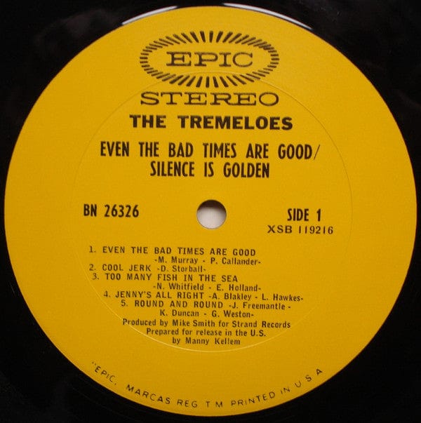 The Tremeloes - Even The Bad Times Are Good / Silence Is Golden (LP, Album, Pit) - Funky Moose Records 2729278090-LOT009 Used Records