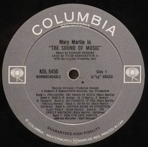 Various - Mary Martin In The Sound Of Music (LP, Mono, RE) - Funky Moose Records 2631985008-lot007 Used Records