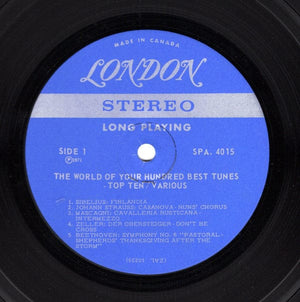 Various - The World Of Your Hundred Best Tunes, The Top Ten (LP, Comp) - Funky Moose Records 2590788981-LOT007 Used Records