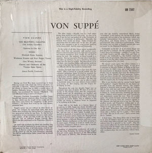 Von Suppé* - Elizabeth Roon*, Waldemar Kmentt, Kurt Preger, Otto Wiener, Hans Hagen - The Beautiful Galatea (Die Schöne Galathee) (LP) - Funky Moose Records 2587450893-LOT007 Used Records