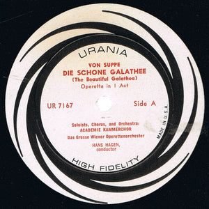 Von Suppé* - Elizabeth Roon*, Waldemar Kmentt, Kurt Preger, Otto Wiener, Hans Hagen - The Beautiful Galatea (Die Schöne Galathee) (LP) - Funky Moose Records 2587450893-LOT007 Used Records