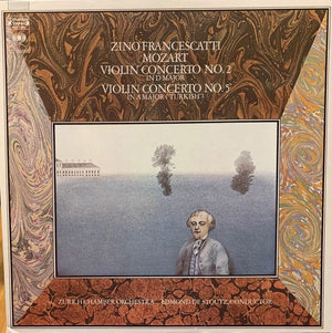 Zino Francescatti, Mozart*, Zurich Chamber Orchestra*, Edmond De Stoutz - Violin Concerto No. 2 In D Major, Violin Concerto No. 5 In A Major (