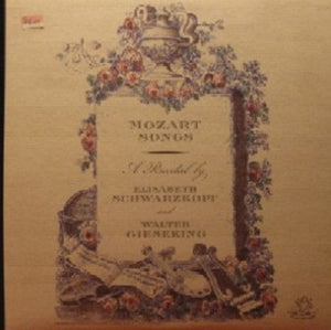 Mozart* – Elisabeth Schwarzkopf, Walter Gieseking : Mozart Songs (LP, Mono)