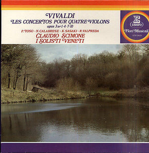 Vivaldi*, Claudio Scimone, I Solisti Veneti, P. Toso*, N. Calabrese*, K. Sasaki*, R. Valpreda* : Les Concertos Pour Quatre Violons Opus 3 Nos 1-4-7-10 (LP, Gat)