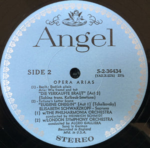 Elisabeth Schwarzkopf : Opera Arias (LP)