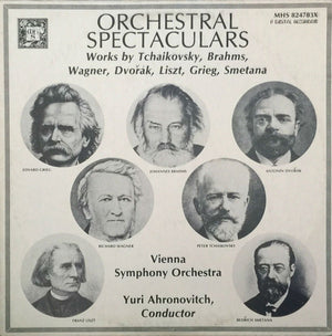 Vienna Symphony Orchestra*, Yuri Ahronovitch : Orchestral Spectaculars - Works By Tchaikovsky, Brahms, Wagner, Dvořák, Liszt, Others (2xLP)