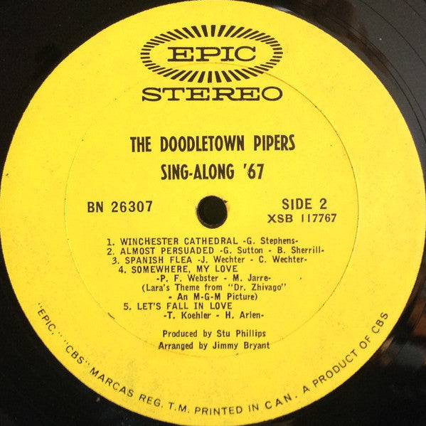 The Doodletown Pipers : Sing-Along '67 (LP, Album)