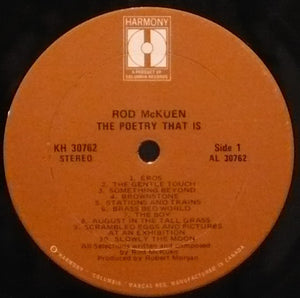 Rod McKuen : The Poetry That Is (LP, Album)