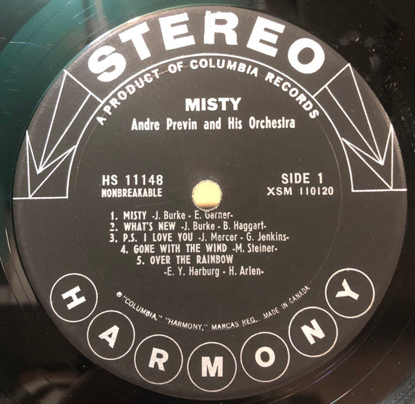 André Previn And His Orchestra : Misty (LP, Album)