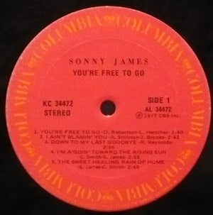 Sonny James : You're Free To Go (LP)