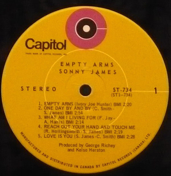 Sonny James : Empty Arms (LP, Album)