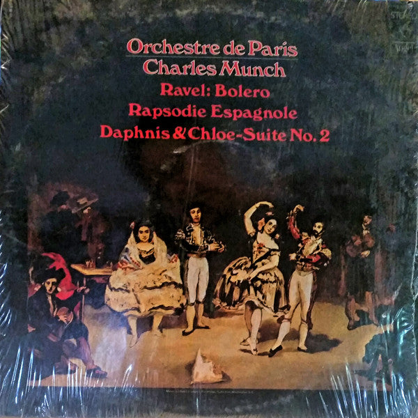 Ravel* - Charles Munch, Orchestre De Paris : Bolero / Rapsodie Espagnole / Pavane / Pour Une Infante Défunte / Daphnis Et Chloé, Suite N° 2 (LP)