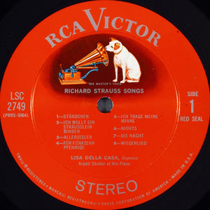 Lisa Della Casa : Richard Strauss Songs (LP, Album)