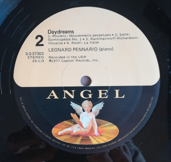 Leonard Pennario : Daydreams (LP, Album)