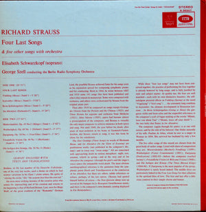 Richard Strauss / Elisabeth Schwarzkopf, George Szell, Berlin Radio Symphony Orchestra* : Four Last Songs (LP)