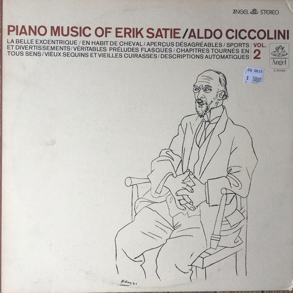 Erik Satie / Aldo Ciccolini : Piano Music Of Erik Satie, Vol. 2 (LP, Album)