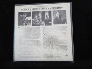 Adolf Busch, Rudolf Serkin, Beethoven*, Bach*, Schumann* : "Kreutzer" Sonata No.9 In A Op.47 / Sonata No.1 In D Major Op.12 No.1 / Sonata No.8 In G Major Op.30 No.3 / The Two Violin Concertos In A Minor And E Major / Concerto For Two Violins In D Minor / Sonata For Violin And Piano In E Major / The Two Sonatas Fo (3xLP, Mono)