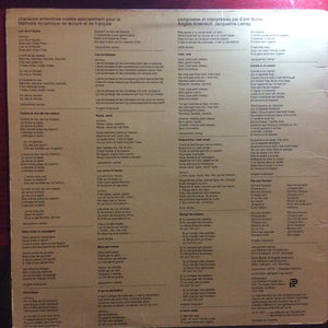 Jacqueline Lemay, Angèle Arsenault, Edith Butler : C'est La Récréation (LP, Comp)