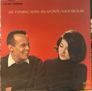 Harry Belafonte / Nana Mouskouri : An Evening With Belafonte / Mouskouri (LP, Album, Tan)