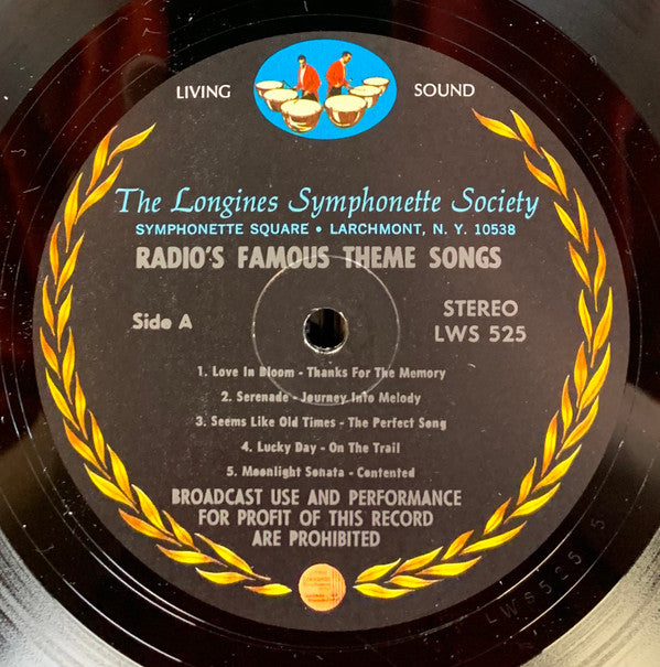 The Longines Symphonette Society* : Radio's Famous Theme Songs (LP, Glo)