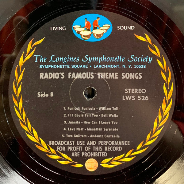 The Longines Symphonette Society* : Radio's Famous Theme Songs (LP, Glo)