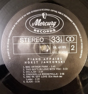 Horst Jankowski : Piano Affairs (LP, Album)