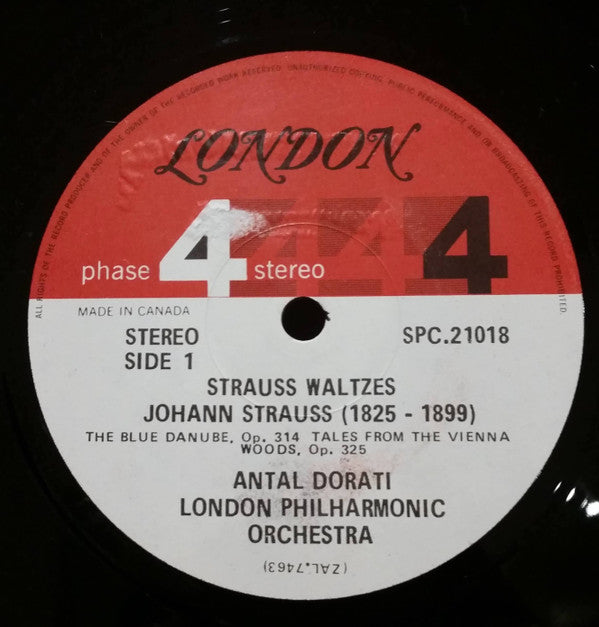 Strauss* - Antal Dorati, London Philharmonic Orchestra : Strauss Waltzes (LP, Album)