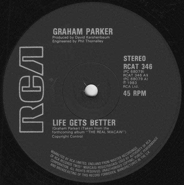 Graham Parker : Life Gets Better (12")