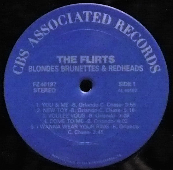The Flirts : Blondes Brunettes & Redheads (LP, Album)
