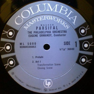 Wagner* - Philadelphia Orchestra* - Eugene Ormandy : Parsifal (LP, Album, Mono)