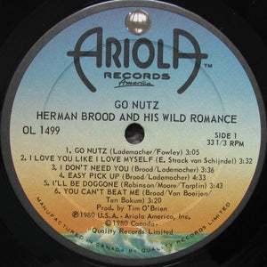 Herman Brood & His Wild Romance : Go Nutz (LP, Album)