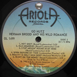 Herman Brood & His Wild Romance : Go Nutz (LP, Album)