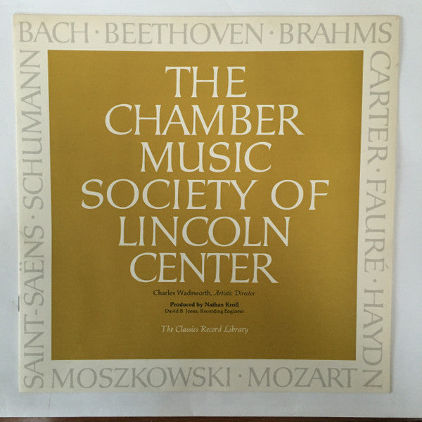 The Chamber Music Society Of Lincoln Center, Charles Wadsworth : The Chamber Music Society Of Lincoln Center (4xLP, Comp, Quad + Box)