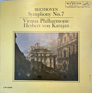 Vienna Philharmonic Orchestra* | Herbert von Karajan, Beethoven* : Symphony No. 7 (LP, Album, Mono)