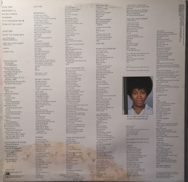 Joan Armatrading : Me Myself I (LP, Album)
