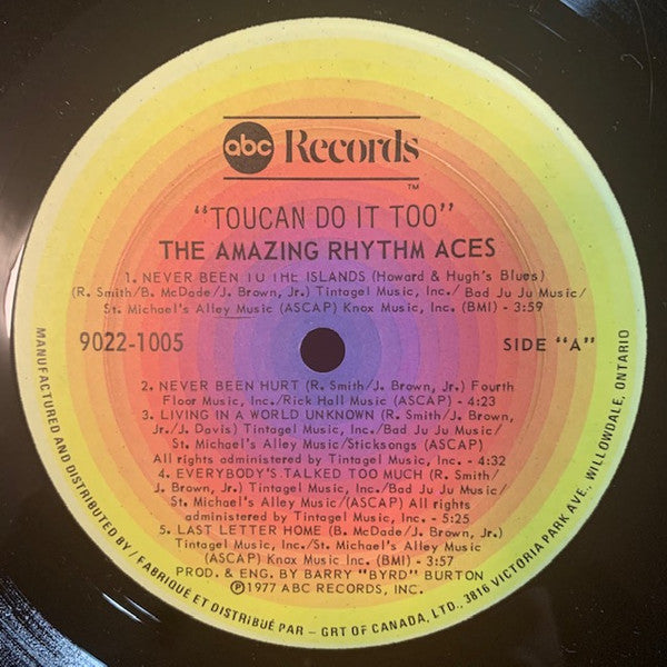 The Amazing Rhythm Aces : Toucan Do It Too (LP)
