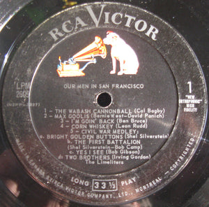 The Limeliters : Our Men In San Francisco (LP, Album, Mono)