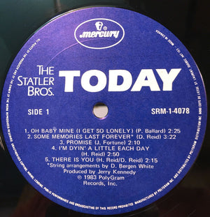 The Statler Brothers : Today (LP, Album)