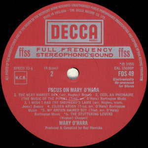 Mary O'Hara : Focus On Mary O'Hara (2xLP)
