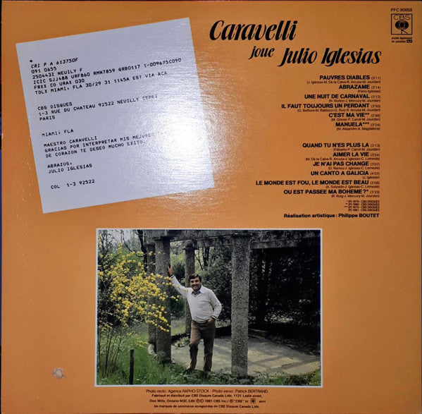 Caravelli : Joue Julio Iglesias (LP, Album)