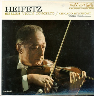 Heifetz* : Sibelius* / Chicago Symphony*, Walter Hendl : Violin Concerto (LP, Mono)