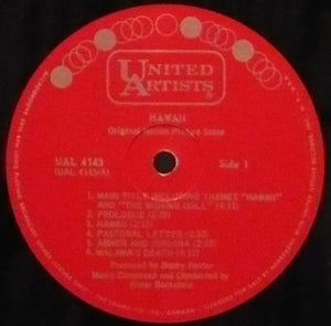 Elmer Bernstein : Hawaii / Original Motion Picture Score (LP, Mono)