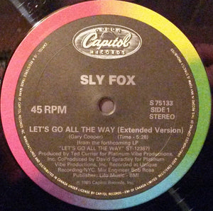 Sly Fox : Let's Go All The Way (12