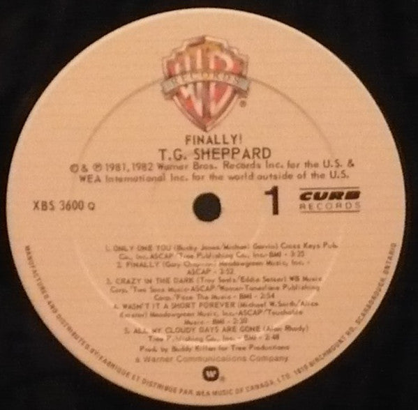 T.G. Sheppard : Finally! (LP)