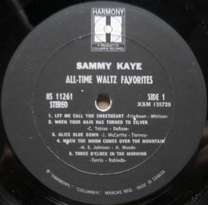 Sammy Kaye : All-Time Waltz Favorites (LP, Album, RE)
